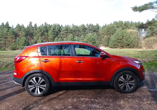 Kia Sportage cena 53500 przebieg: 166500, rok produkcji 2011 z Zawiercie małe 781